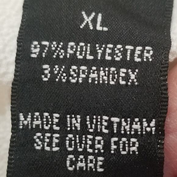 AGB Women's Cross Over Pull On Blouse Elastic Hem Front & 3/4 Sleeves Size XL - Picture 8 of 9